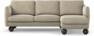 Madison - 2-sits soffa med schäslong höger - Beige