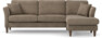 Eden - 2,5-sits soffa med schäslong - Brun