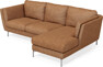 Madison - 2-sits soffa med schäslong höger - Orange