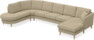 Eden - 3-sits soffa med divan vänster och schäslong höger - Beige