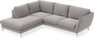 Madison - 2-sits soffa med divan vänster - Grå
