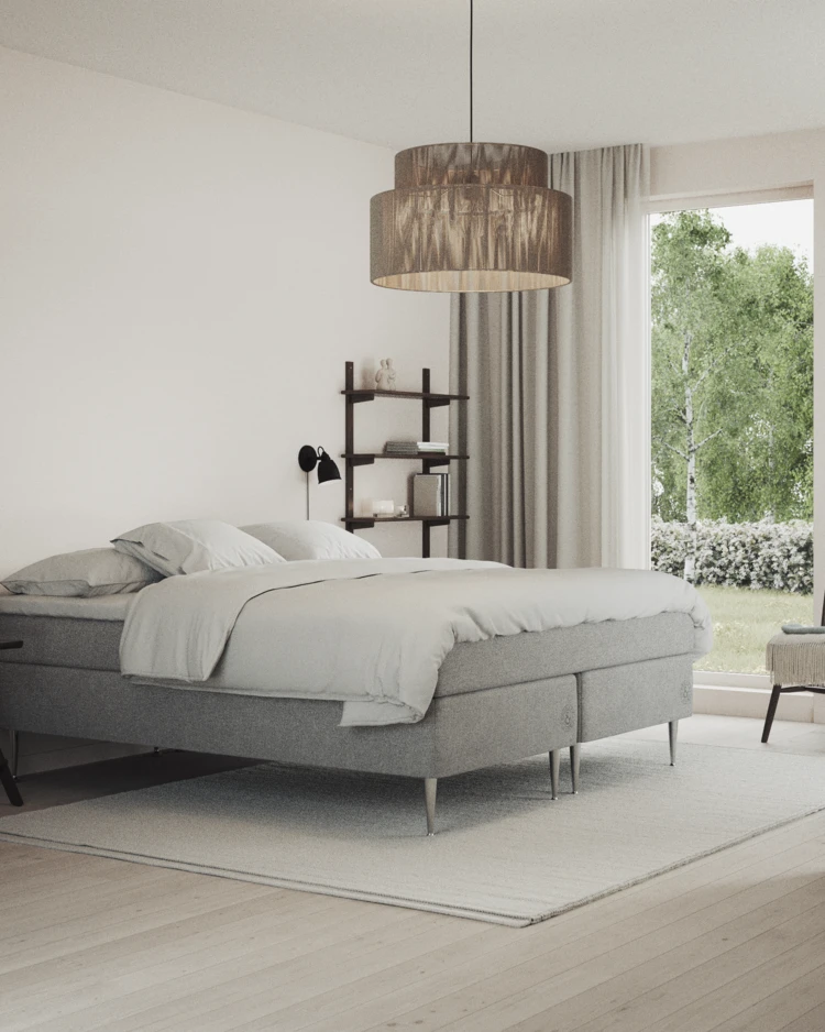 Asperö Comfort - Kontinentalsäng, dubbelsäng med bäddmadrass Comfort och sängben - inspiration