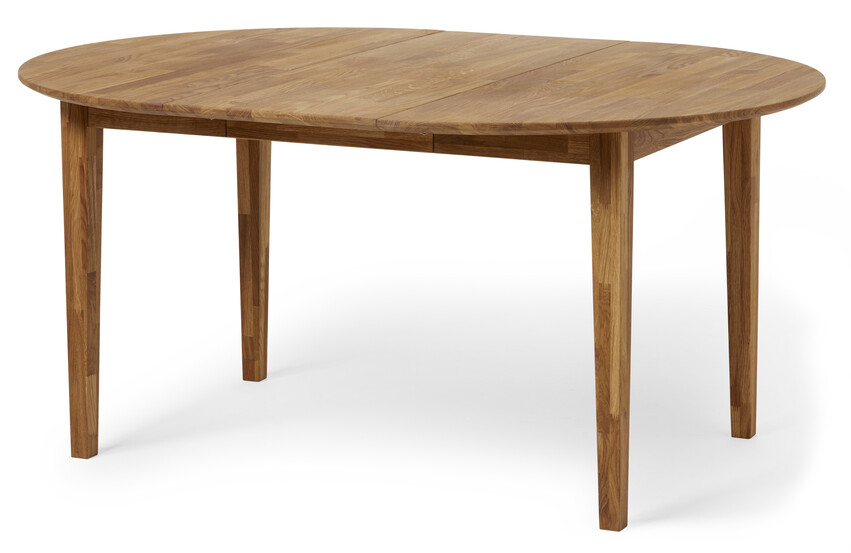 Ekerö - Matbord, Ø 115-157 cm - Brun