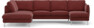 Madison Lux - 2-sits soffa med divan vänster och schäslong höger - Rosa