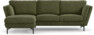 Madison Lux - 2-sits soffa med schäslong vänster - Grön