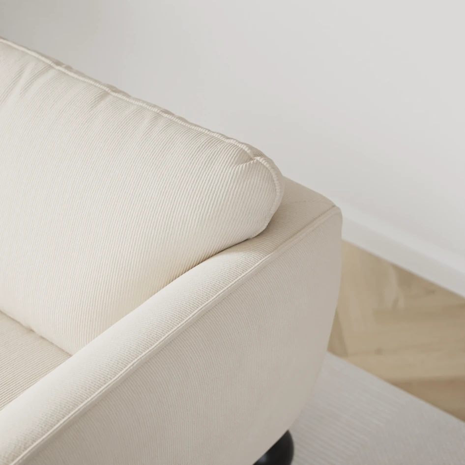 Madison Lux - 3-sits soffa med schäslong höger - Beige