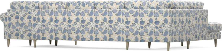 Eden - 3-sits soffa med divan vänster och schäslong höger - Flerfärgad