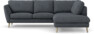 Madison Lux - 2-sits soffa med divan höger - Vit