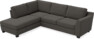 Friday - 2,5-sits soffa med divan vänster - Grå