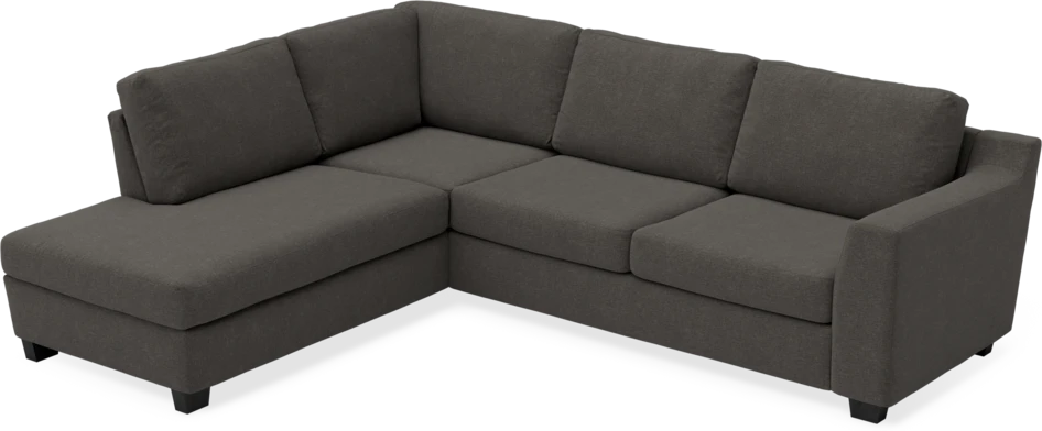 Friday - 2,5-sits soffa med divan vänster - Grå