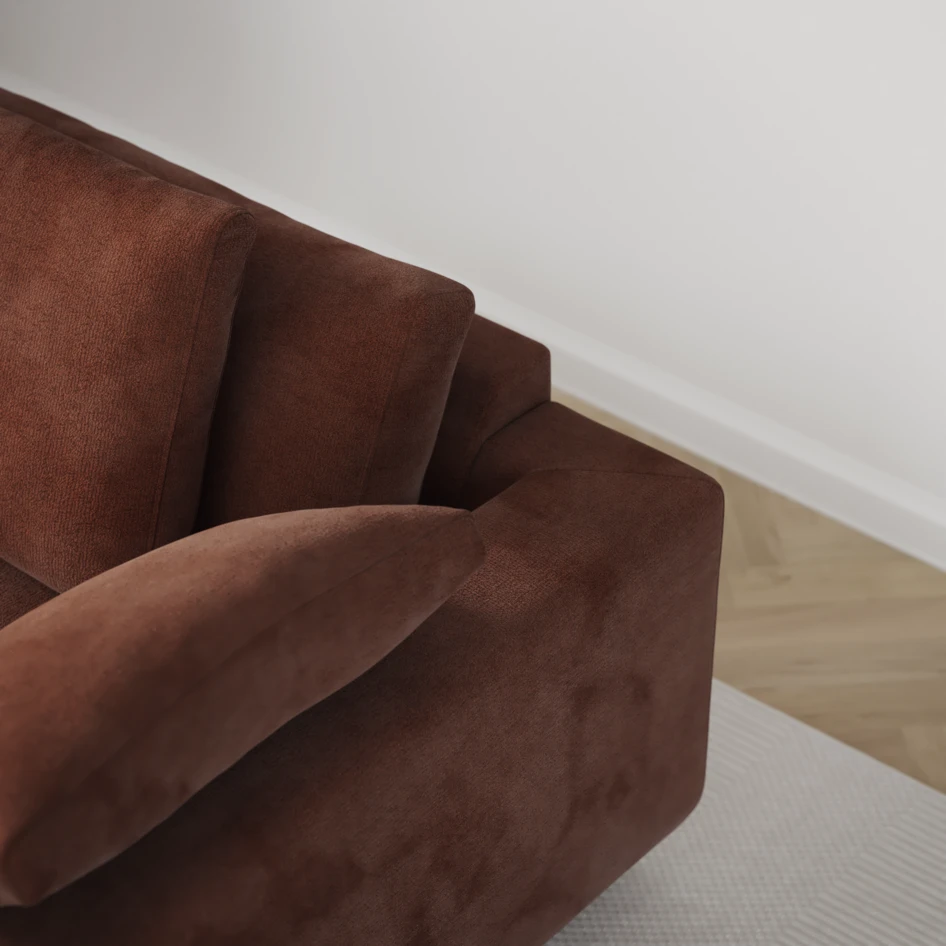 Amie - 4-sits soffa - Orange