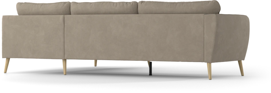 County - 2,5-sits soffa med divan höger - Beige