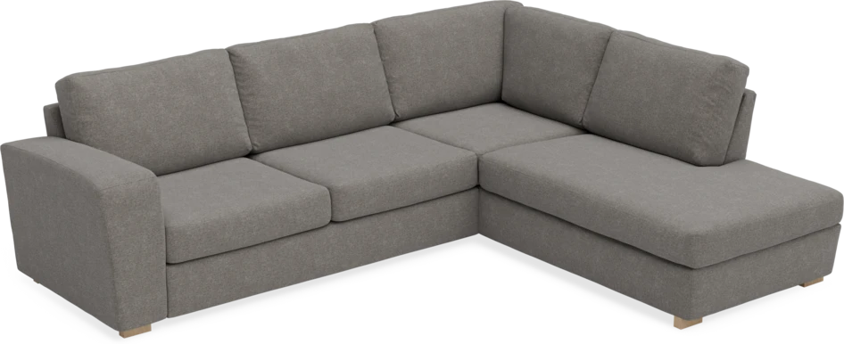 Friday - 2,5-sits soffa med divan höger - Grå