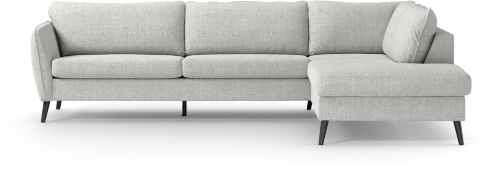 County - 2,5-sits soffa med divan höger - Grå