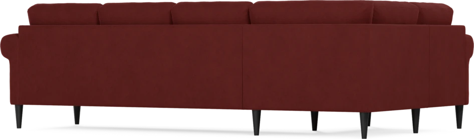 Eden - Hörnsoffa, 1+3-sits - Röd