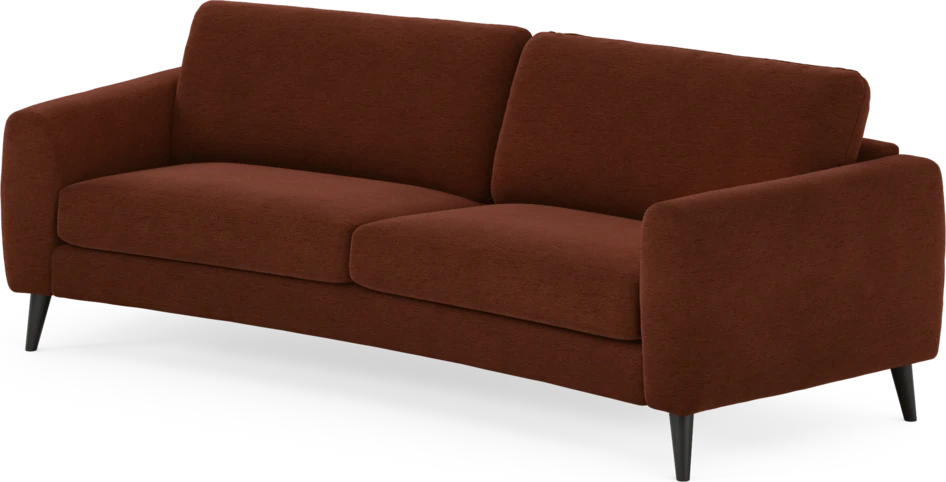 Bridge - 3-sits soffa svängd - Orange