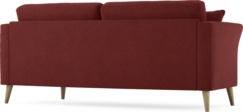 Eden - 2,5-sits soffa svängd - Röd
