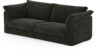 Cherrie - 3-sits soffa med kappa - Svart