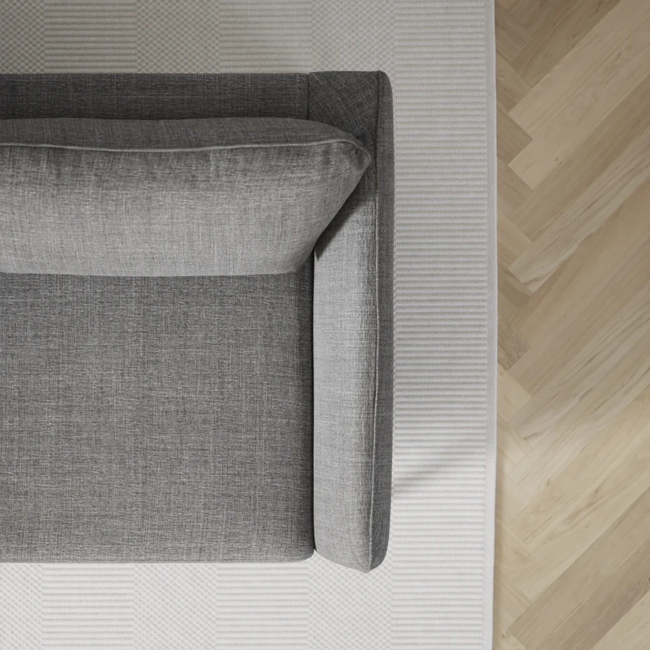 County - Hörnsoffa, 2+3-sits - Grå