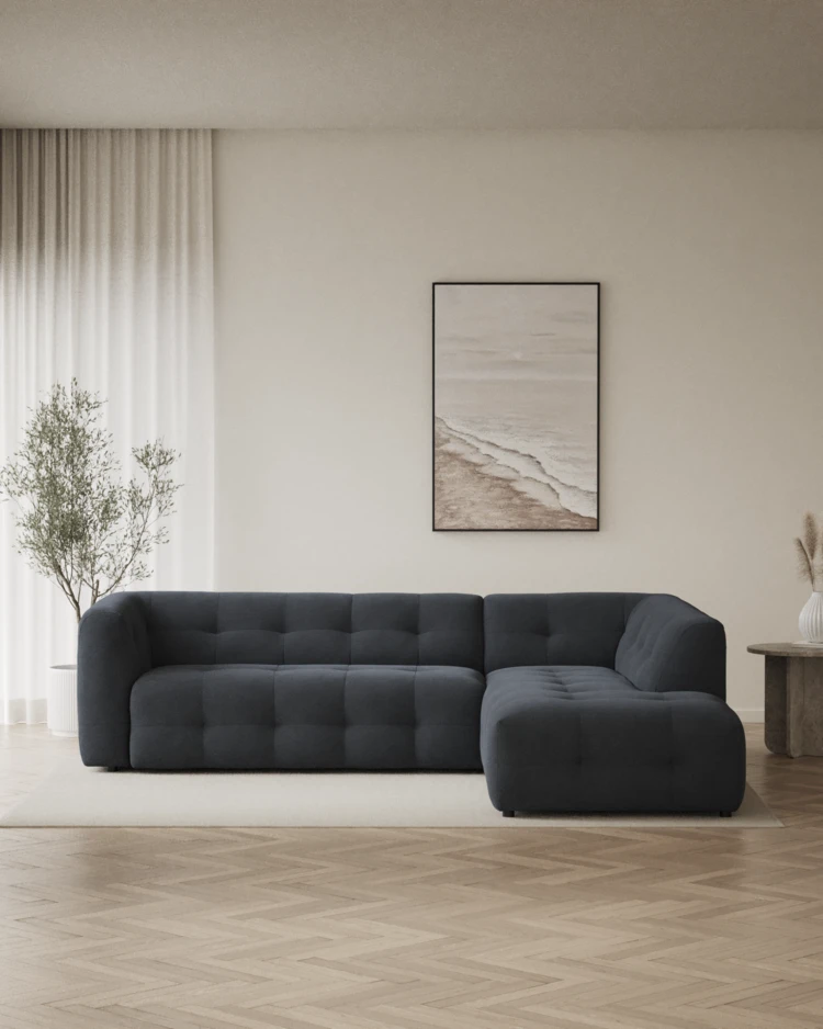 Bella - 3-sits soffa med divan höger - inspiration