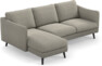 Madison Lux - 2-sits soffa med schäslong vänster - Grå
