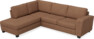 Friday - 2,5-sits soffa med divan vänster - Orange
