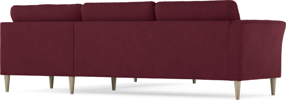Bridge - Hörnsoffa, 2+2-sits - Röd