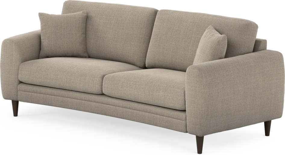 Eden - 2,5-sits soffa svängd - Beige