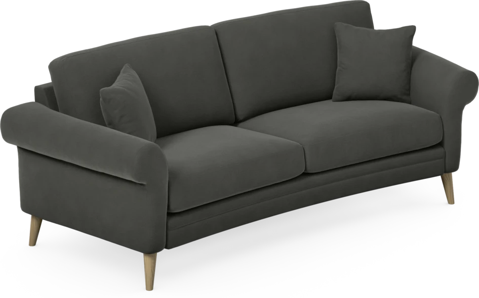 Eden - 2,5-sits soffa svängd - Grå