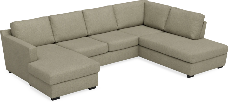 Friday - 3-sits soffa med schäslong vänster och divan höger - Beige