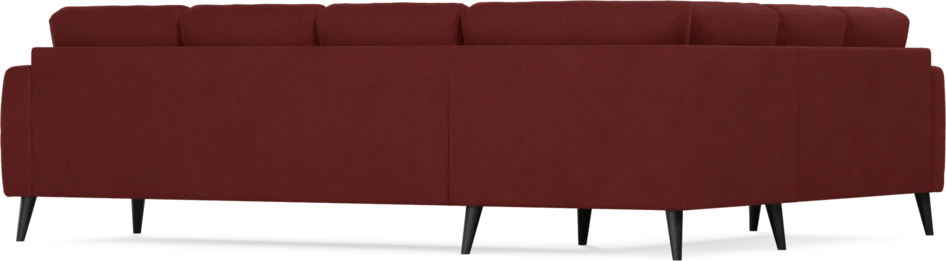 Eden - Hörnsoffa, 2+3-sits - Röd