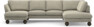 Madison Lux - 2-sits soffa med schäslong vänster och divan höger - Beige