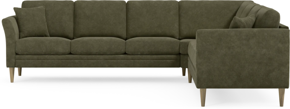 Eden - Hörnsoffa, 3+3-sits - Grön