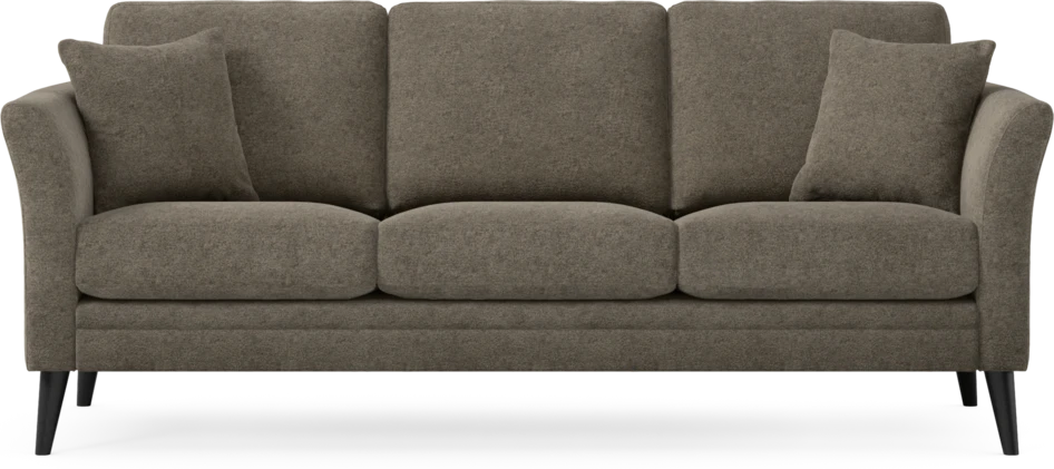 Eden - 3-sits soffa - Brun