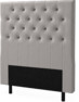 Delux Pikerad XL - Sänggavel, 90-210 cm - Grå