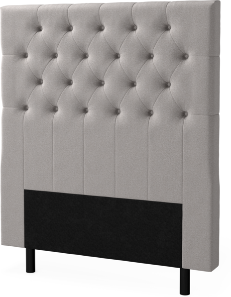 Delux Pikerad XL - Sänggavel, 90-210 cm - Grå