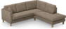 Eden - 2-sits soffa med divan - Brun