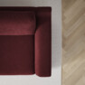 Friday - 3-sits soffa med divan vänster och schäslong höger - Rosa