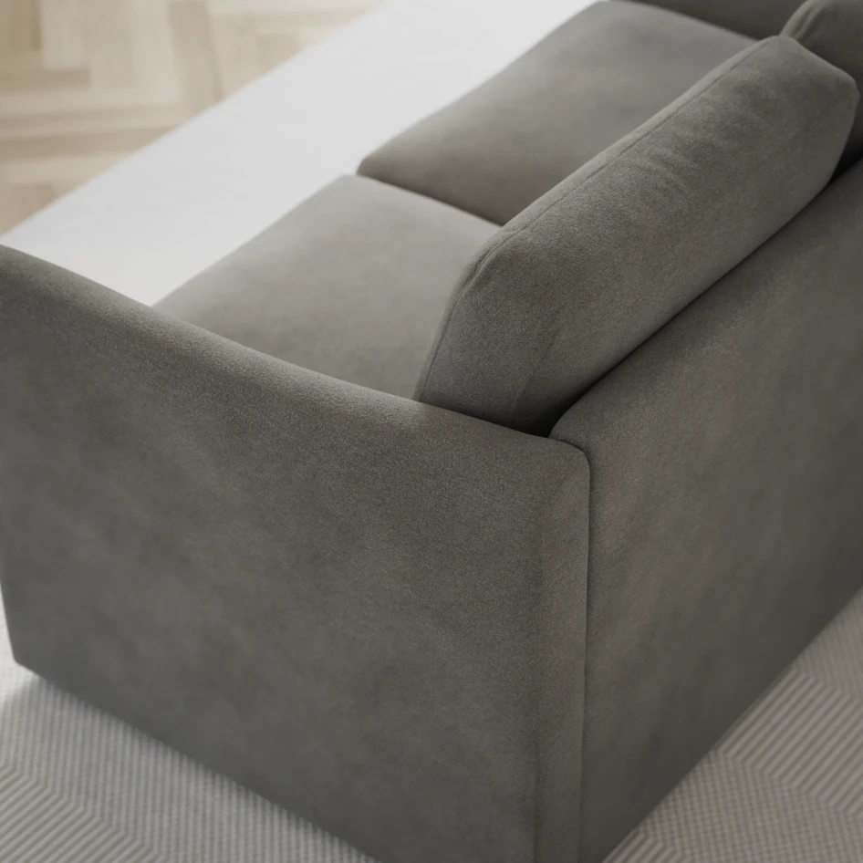 Öland - Bäddsoffa 3-sits, längsbäddad - Grå