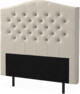 New York välvd - Sänggavel, 90-210 cm - Beige