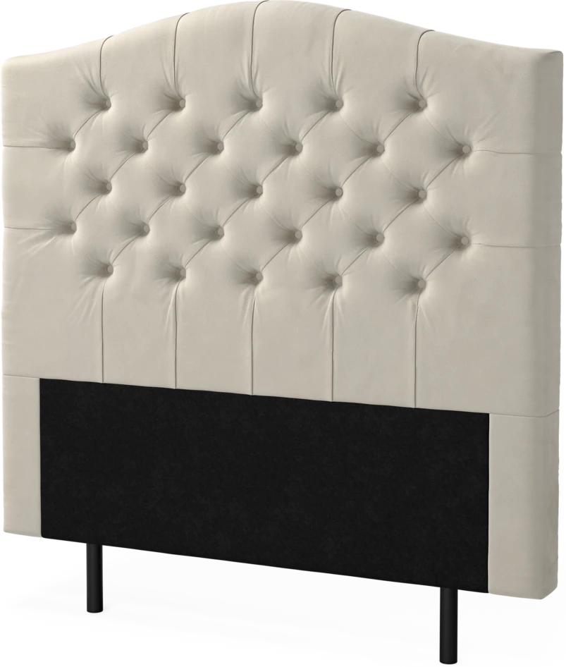 New York välvd - Sänggavel, 90-210 cm - Beige