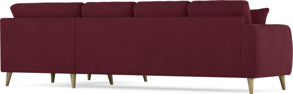 Eden - Hörnsoffa, 3+1-sits - Röd