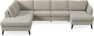 County - 3-sits soffa med divan vänster och schäslong höger - Beige