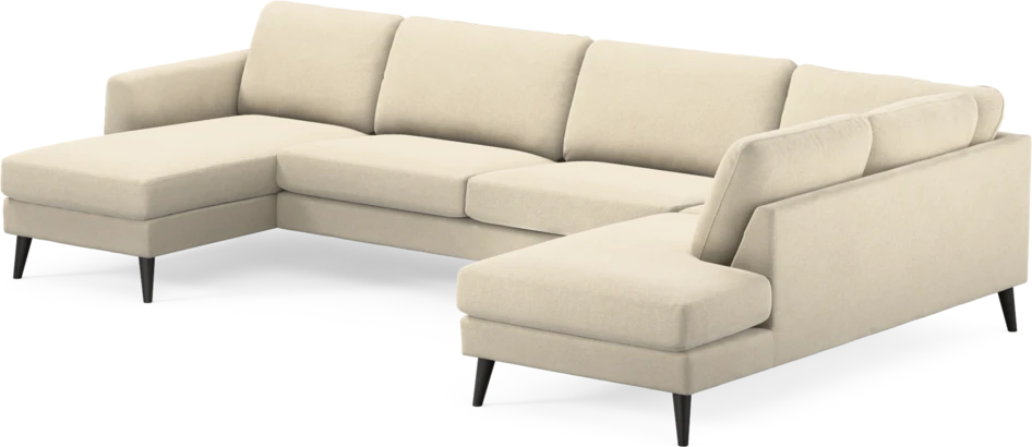 Bridge - 3-sits soffa med schäslong vänster och divan höger - Beige