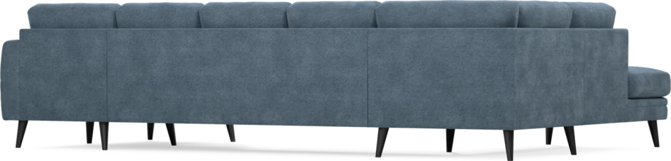Eden - 3-sits soffa med divan vänster och schäslong höger - Blå