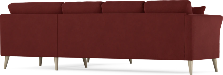 Eden - Hörnsoffa, 3+2-sits - Röd
