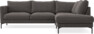 Impression Delux - 3-sits soffa med divan höger - Grå