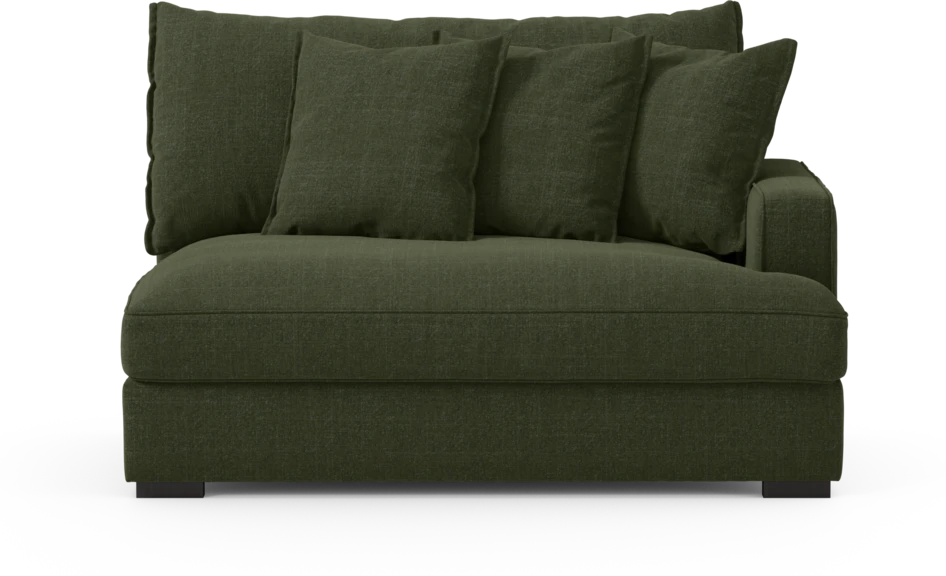 Rossi - 2-sits med armstöd höger - Grön