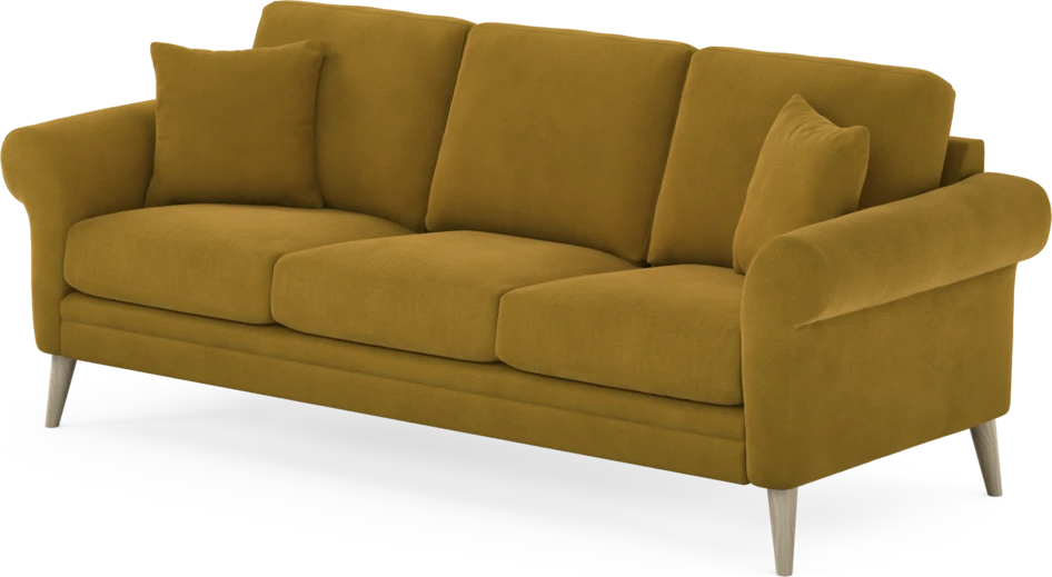 Eden - 3-sits soffa - Gul