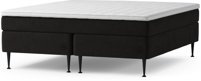 Asperö Comfort, Kontinentalsäng, dubbelsäng med bäddmadrass Comfort och sängben